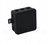 PUSZKA HERMETYCZNA N/T IP54 85X85X39MM CZARNA