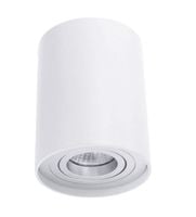 Lampa sufitowa reflektor biały, tuba do salonu sypialni przedpokoju BROSS 1