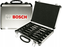 BOSCH ZESTAW WIERTEŁ SDS + 11cz. WALIZKA