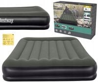 MATERAC DMUCHANY WELUROWY 2 OSOBOWY 203x152x36 cm ŁÓŻKO BESTWAY 67699