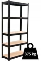 REGAŁ MAGAZYNOWY METALOWY P9040 MDF 175KG