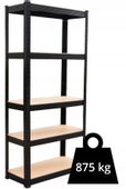 REGAŁ MAGAZYNOWY METALOWY P9040 MDF 175KG