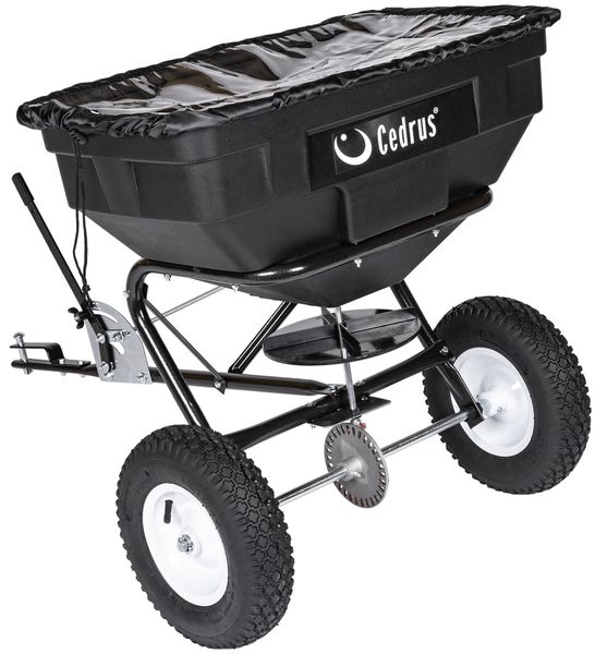 CEDRUS SP31508 SIEWNIK ROZSIEWACZ DO TRAKTORKA OGRODOWY DO NASION NAWOZU NAWOZÓW SOLI PIASKU - Poj. 60 L zdjęcie 3