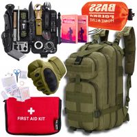 ZESTAW AWARYJNY PRAKTYCZNY BUSHCRAFT SURVIVAL SET 5W1 PREZENT PODRÓŻNIKA