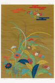 Plakat 61x91,5cm Kolorowe Kwiaty, G.A. Audsley Vintage do Salonu