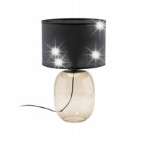 LAMPKA STOŁOWA LAMPA TK LIGHTING MELODY 5988 CZARNY 12W Z ABAŻUREM