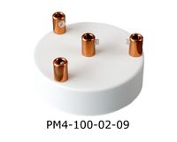 Podsufitka Biała 4 otwory 100mm + miedź