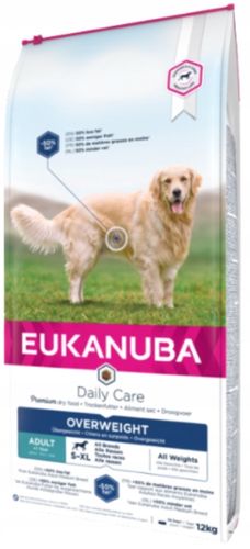 EUKANUBA sucha karma dla psa Overweight dla psów z nadwagą KURCZAK 12 kg na Arena.pl