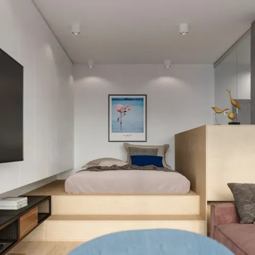 Plafon TIUBE biały na Arena.pl