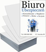 Ulotki A4 reklamowe firmowe 1000szt projekt w cenie BIURO UBERPIECZEŃ