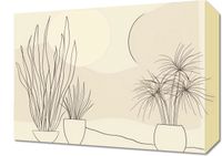 Obraz 40x30cm Roślinność w Pastelu