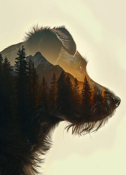 Plakat 20,5x28,4cm Psi Duch Lasu zdjęcie 1