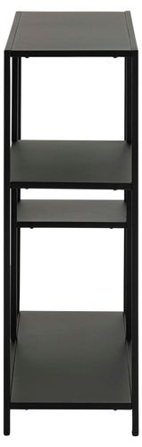 Regał Newcastle asymetryczny niski czarny na Arena.pl