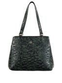 Torebka damska shopperka skórzana zielona shopper Canaletto TD905s281