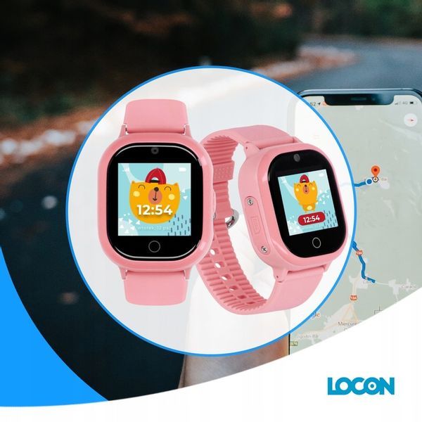 SMARTWATCH ZEGAREK DLA DZIECI GPS APP WIFI RÓŻOWY zdjęcie 10