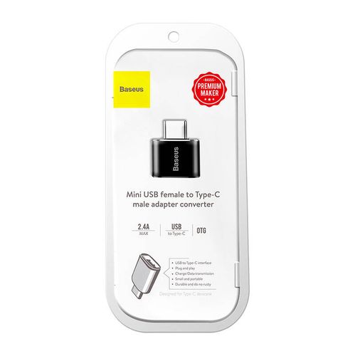 Adapter Baseus Micro USB do USB Type-C - czarny na Arena.pl