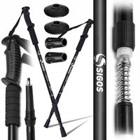KIJE TREKKINGOWE SKŁADANE TELESKOPOWE REGULOWANE KIJKI NORDIC WALKING 2szt