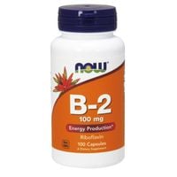 # NOW FOODS Witamina B2 - Ryboflawina 100 mg (100 kaps.)