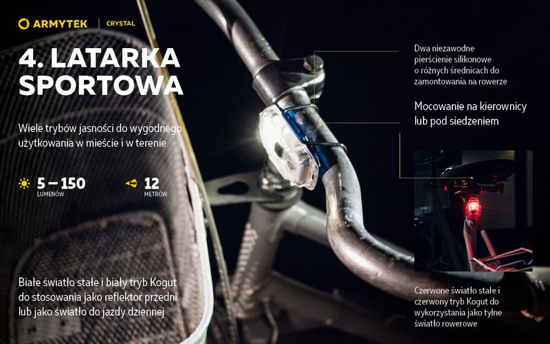 Latarka Armytek Crystal Yellow zdjęcie 9