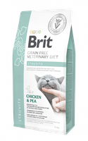 brit grain free veterinary diet cat struvite kurczak z groszkiem 5kg