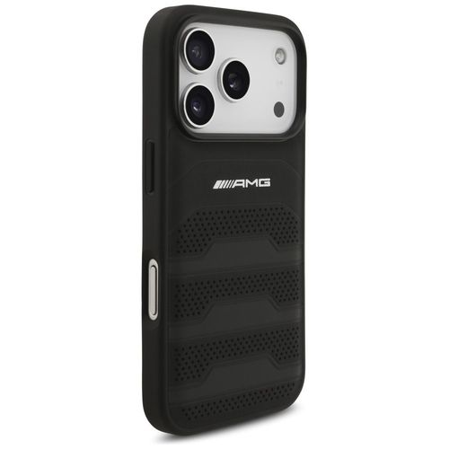 Etui AMG Leather Debossed Lines Logo do iPhone 17 Pro czarny na Arena.pl