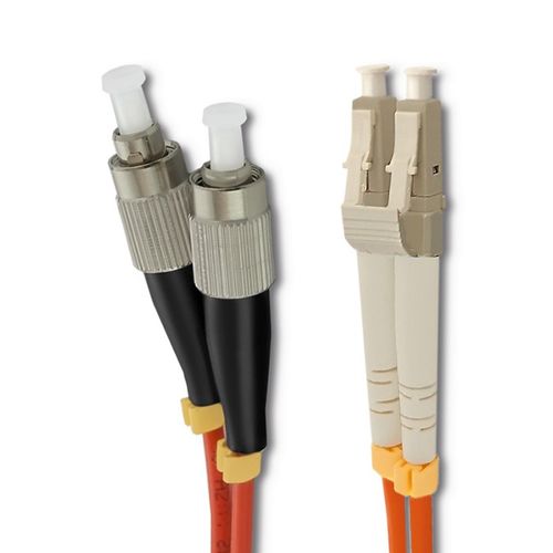 Qoltec Patchcord światłowodowy LC/UPC - FC/UPC | Multimode | 50/125 | OM2 | Duplex | 2m na Arena.pl