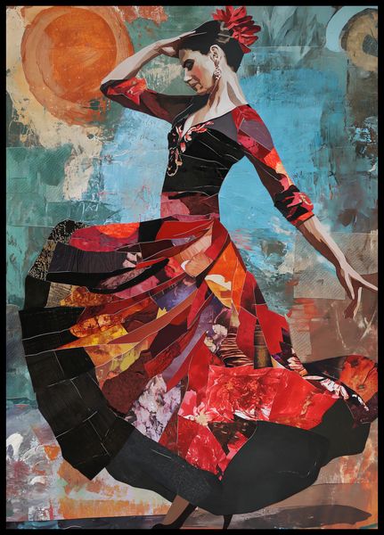 Plakat 64x90cm Taniec Flamenco zdjęcie 2