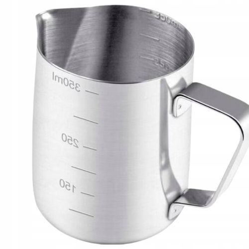 DZBANEK KUBEK DO SPIENIANIA MLEKA NA MLEKO STALOWY NIERDZEWN MLECZNIK na Arena.pl