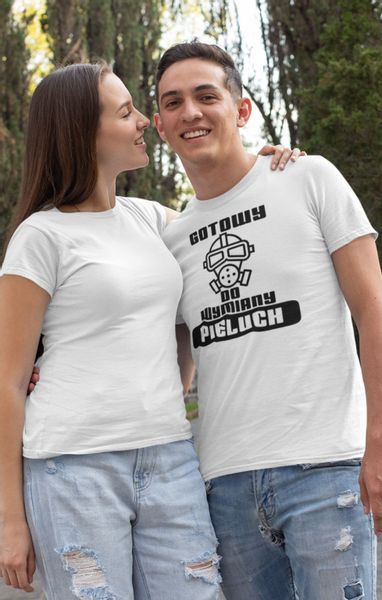 Męska koszulka dla przyszłego Taty Gotowy do wymiany pieluch khaki S zdjęcie 4