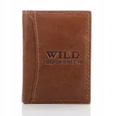 portfel męski wild e-skóra duży pionowy bez zapięcia