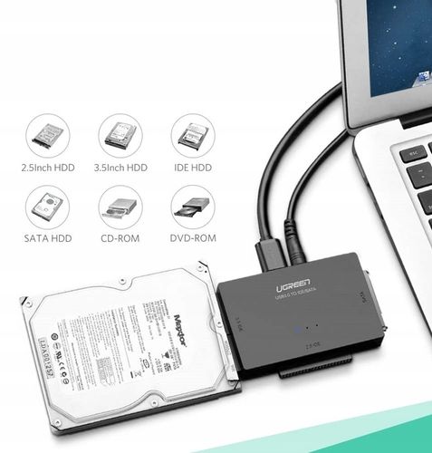 Adapter MOSTEK Dysków USB 3.0 SATA IDE 2,5 3,5 " na Arena.pl
