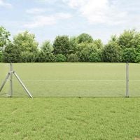 Spawana siatka ogrodzeniowa Srebrny 0.4 x 100 m