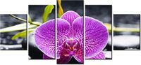 70CM 150CM OBRAZ 5 ELEM ORCHIDEA ŚCIENNY