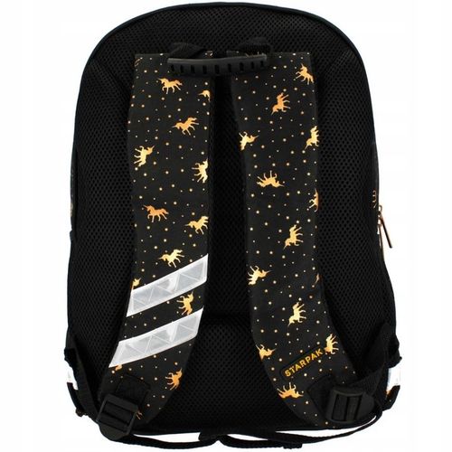 PLECAK TORNISTER SZKOLNY JEDNOROŻEC ZŁOTY DLA DZIEWCZYNKI KLASY 1 3 na Arena.pl