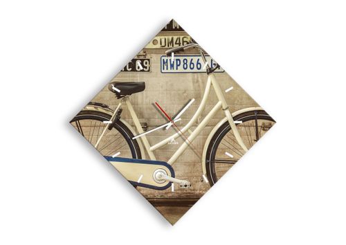 Zegar Ścienny - Rower Mur Tablica - 40X40 Cm - C3Ad40X40-3764 na Arena.pl