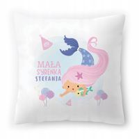 Poduszka Biała 40X40 Cm Dla Stefanii Córki Dziecka Z Nadrukiem Ze Zdjęciem