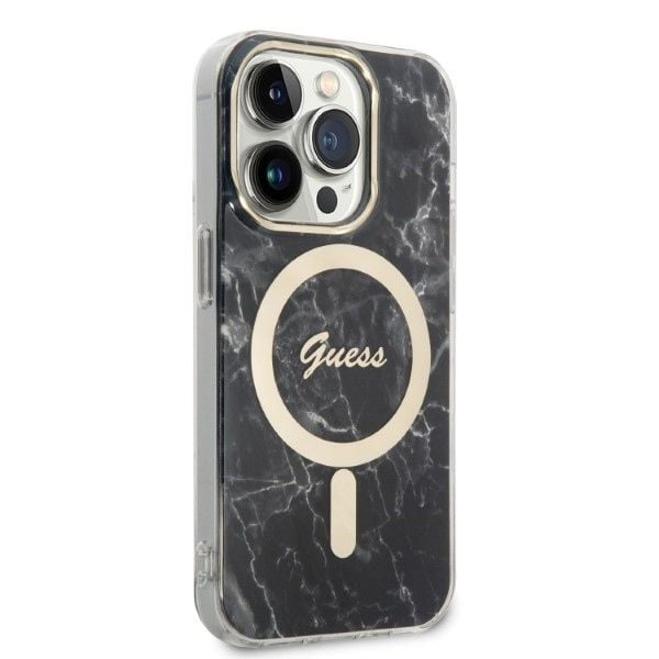 Etui Guess do iPhone 14 Pro Max, Czarny, MagSafe zdjęcie 4
