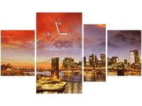 70CM 120CM OBRAZ 4 ELEM NOWOJORSKI KRAJOBRAZ ŚCIENNY