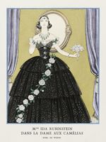 Plakat 75x100cm Ida Rubinstein, Barbier Vintage do Salonu