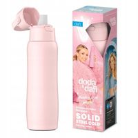 Butelka filtrująca DAFI Solid Steel 500 ml Baby Pink różowa