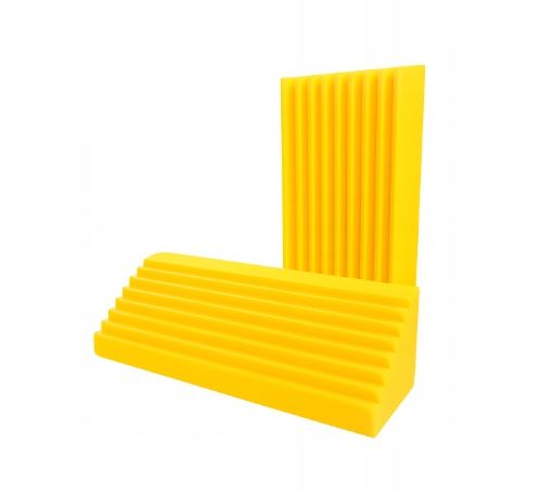 PUŁAPKA BASOWA ĆWIERĆWALEC WYGŁUSZENIE | Wys.100 cm | R: 200 mm Żółta na Arena.pl