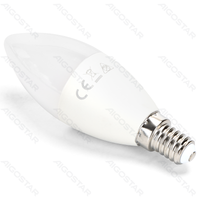 Żarówki LED C37 E14 13W 6500K 2 sztuki blister mocne światło do biura