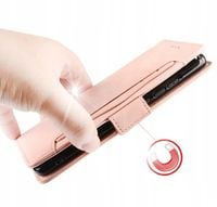 Etui z klapką niktrade do Tecno Spark 20 Pro różowy
