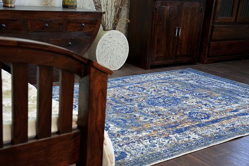 Dywan SAMPLE W2497 white / blue na Arena.pl