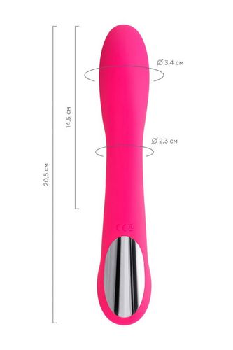 Unrealistic Jos Twig Vibrator, 5 Vibration Modes, Silicone, Pink, 20.5 Cm, na Arena.pl