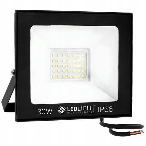 HALOGEN LED 30W LAMPA Reflektor Naświetlacz 6500K Slim ZEWNĘTRZNY na Arena.pl