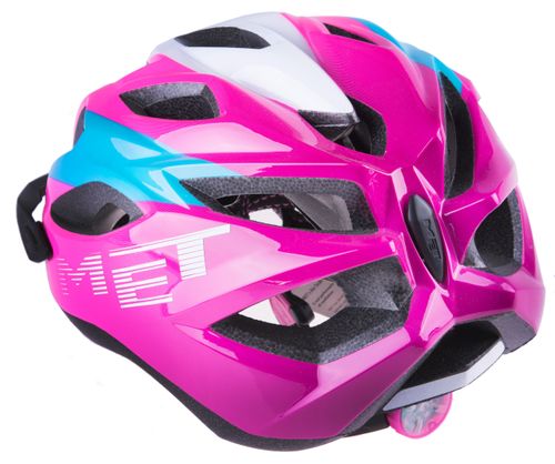 Kask MET CROSSOVER Unisize różowo-niebieski 2016 na Arena.pl