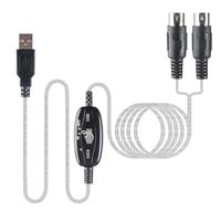 Kabel Konwerter Usb Na Midi In Out Interfejs Szybka Transmisja