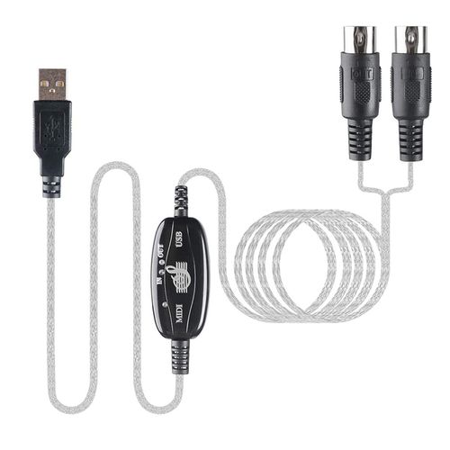 Kabel Konwerter Usb Na Midi In Out Interfejs Szybka Transmisja na Arena.pl