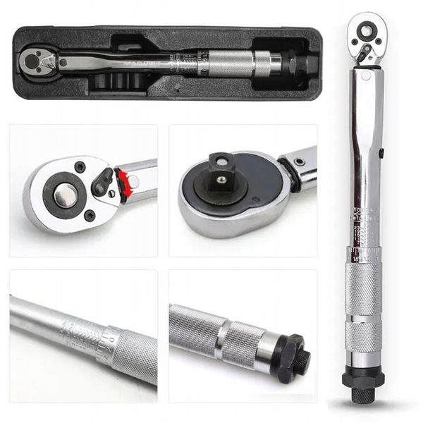 KLUCZ DYNAMOMETRYCZNY Z BLOKADĄ 1/4 5-25 Nm SILVER LERTZ POWER + zdjęcie 2